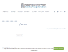Tablet Screenshot of poslovnaucinkovitost.eu